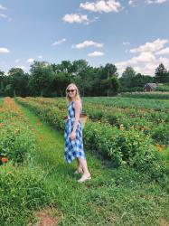 Flower Picking at Maple Acres Farm