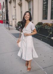 A White Midi Dress for Those Endless Summer Days