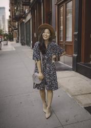 A Floral Dress You Can Transition from Summer to Fall