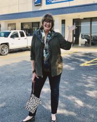 How I Style A Fall Utility Jacket Over 50 + A Goodwill Boutique Opens in San Antonio