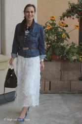 No fear of the feather skirt trend