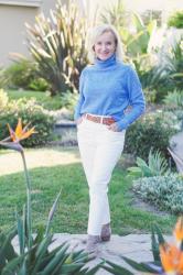 Add Some Color With A Periwinkle Sweater