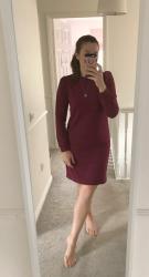 Puff Sleeve Sweatshirt Dress (WFH)