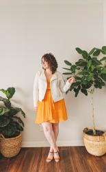 4 Ways to Wear a Orange Dress from Work to Weekend