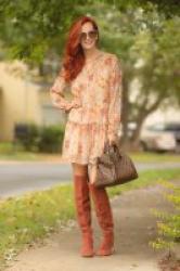 Turning Heads Linkup – Spring Mini Dress Styled for Fall