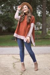 The Cutest Pumpkin Spice Cape for Fall