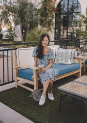 A Blue Floral Dress for Endless Summers