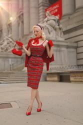 Fall Tartan || The Pretty Dress Company Priscilla Pencil Dress
