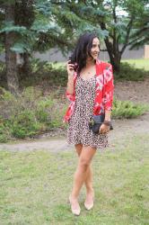An Unlikely Pair:  Animal Print and Floral 