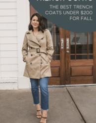 Great Trench Coats Under $200