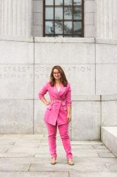 Pink Power Suit