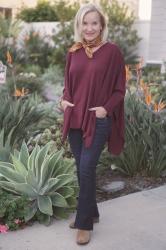 Layer This Fall With a Lightweight Poncho