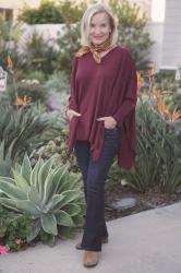 Layer This Fall With a Lightweight Poncho