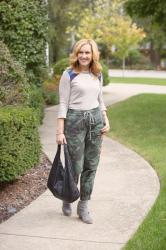 How to Wear Camouflage Joggers in the Fall