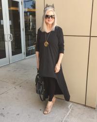 My Sew Sew Life-Dramatic Black Tunic for Style Imitating Art