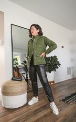 8 Effortless Womens Faux Leather Pants Outfits To Try This Season