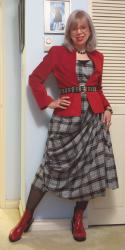 Monday Jammy Dress - Plaid Flannel Flashback