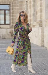 Floral autumn dress