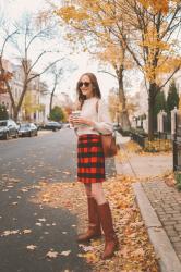 Buffalo Check Skirt