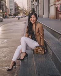 A Camel Blazer That Will Never Go Out of Style