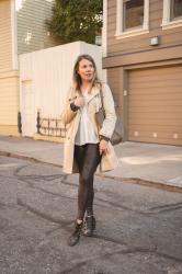 An honest review of Spanx faux leather leggings