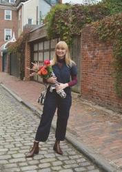 Layering a Turtleneck Underneath Coveralls (+ Philly Farmers' Markets)