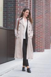 Long trench coat 