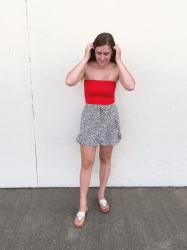 Perfect Polka Dot Summer Skirt