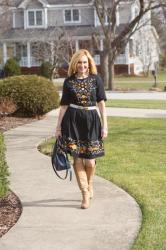 Excellent Embroidered Dress by Roolee