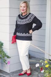 How To Style A Cable Fair Isle Sweater