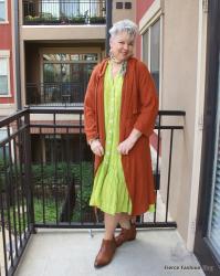 Styling a Neon Green Boho Dress 4 Ways