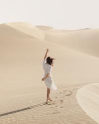 Desert feeling in den dunes of Maspalomas