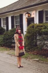 Red Tartan Scarf 