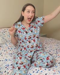 Christmas pyjamas and Festive Wishes