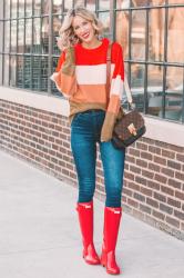 $25 Colorblock Sweater