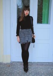 tweed skirt