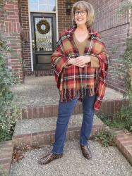 How I wear red plaid after Christmas, and my skincare magic