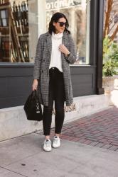 Plaid Overcoat under $75