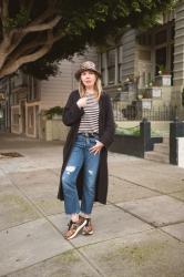 What to wear with a cashmere coatigan