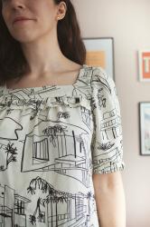 Lockdown birthday dress a.k.a midcentury nightgown