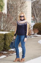 How to Be Fringe Fantastic in a Sweater and Jeans