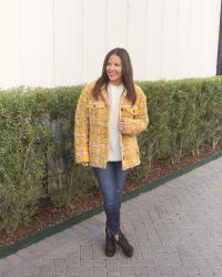 Yellow Plaid Shacket