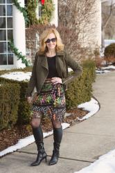 How to Wear a Mini Skirt in Winter