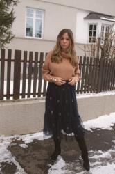Mein Winter Outfit mit Rock – Wie ich einen langen Rock im Winter kombiniere