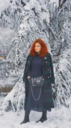 Snow diaries : Tartan Coat