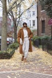 A Teddy Coat Look Worn Three Ways