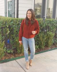 Transitioning Cropped Sweaters to Spring