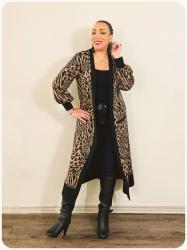 Mixed Animal Print Cardigan!