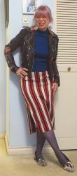 Fabulous Friday: Bad Stripes and Floral Moto Flashback, Plus Mental Health Walk With Love, Wildlife and Graves