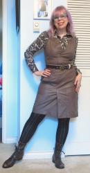 Truly Leather Dress Flashback; Forgotten and Finnish